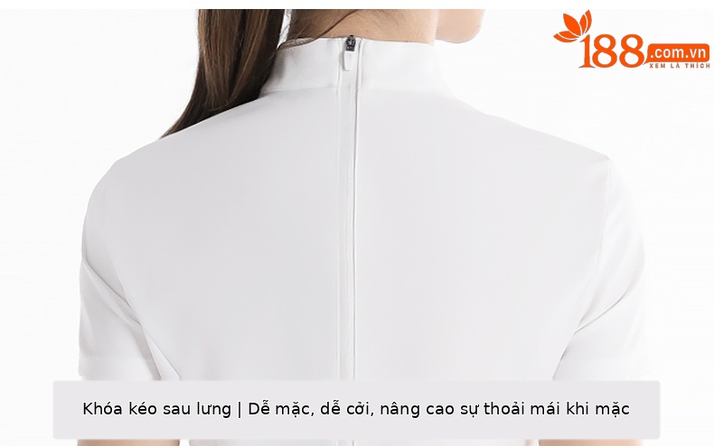 Váy golf nữ chữ A ôm eo tay ngắn phong cách Hàn Quốc — QZ097 [gửi legging/váy chữ A] váy xám, QZ097 [gửi legging/váy chữ A] váy đen, QZ097 [gửi legging/váy chữ A] váy trắng chi tiết 8