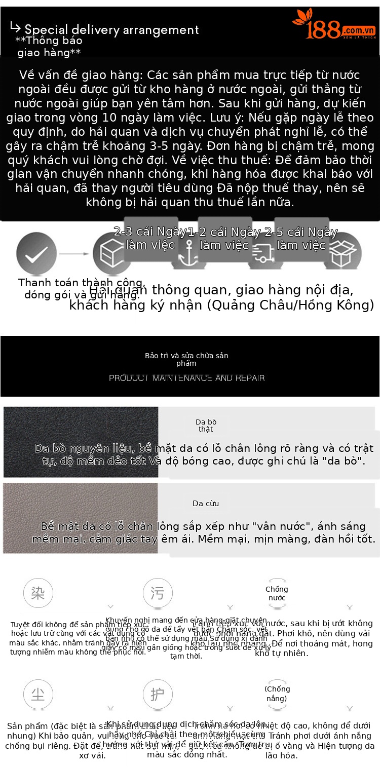 Túi xách tay da thật Hồng Kông dáng vuông nhỏ đeo chéo một bên vai cao cấp — Màu trắng be, Màu đen chi tiết 12