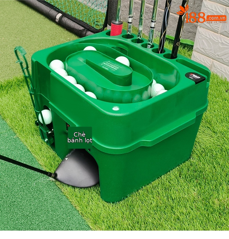 Máy phát bóng golf cảm ứng hồng ngoại PGM đa năng có giá đỡ gậy — Máy phát bóng [màu xanh lá cây], Máy phát bóng [màu xanh lá cây] (trống không có logo) chi tiết 12