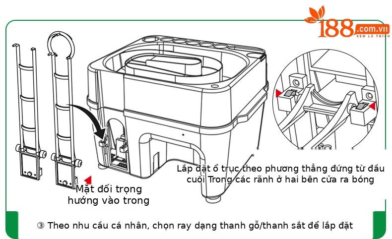 Máy phát bóng golf cảm ứng hồng ngoại PGM đa năng có giá đỡ gậy — Máy phát bóng [màu xanh lá cây], Máy phát bóng [màu xanh lá cây] (trống không có logo) chi tiết 18