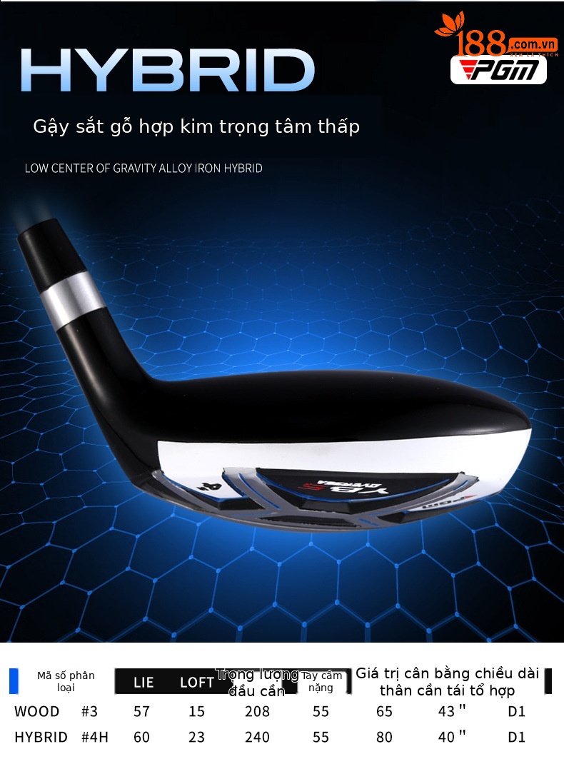 Bộ gậy golf nam PGM YB5 11 gậy thuận tay phải, dành cho người mới bắt đầu — MTG073 - Bộ 11 Trục Sợi Carbon (Dành Cho Tay Phải), Trục thép MTG073-11 (bên phải), Trục carbon MTG073-11 (bên trái), Trục thép MTG073-11 (bên trái) chi tiết 6