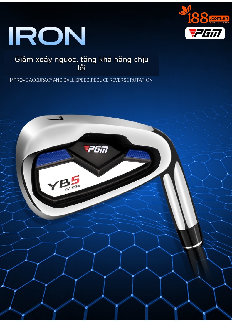 Bộ gậy golf nam PGM YB5 11 gậy thuận tay phải, dành cho người mới bắt đầu — MTG073 - Bộ 11 Trục Sợi Carbon (Dành Cho Tay Phải), Trục thép MTG073-11 (bên phải), Trục carbon MTG073-11 (bên trái), Trục thép MTG073-11 (bên trái) chi tiết 7