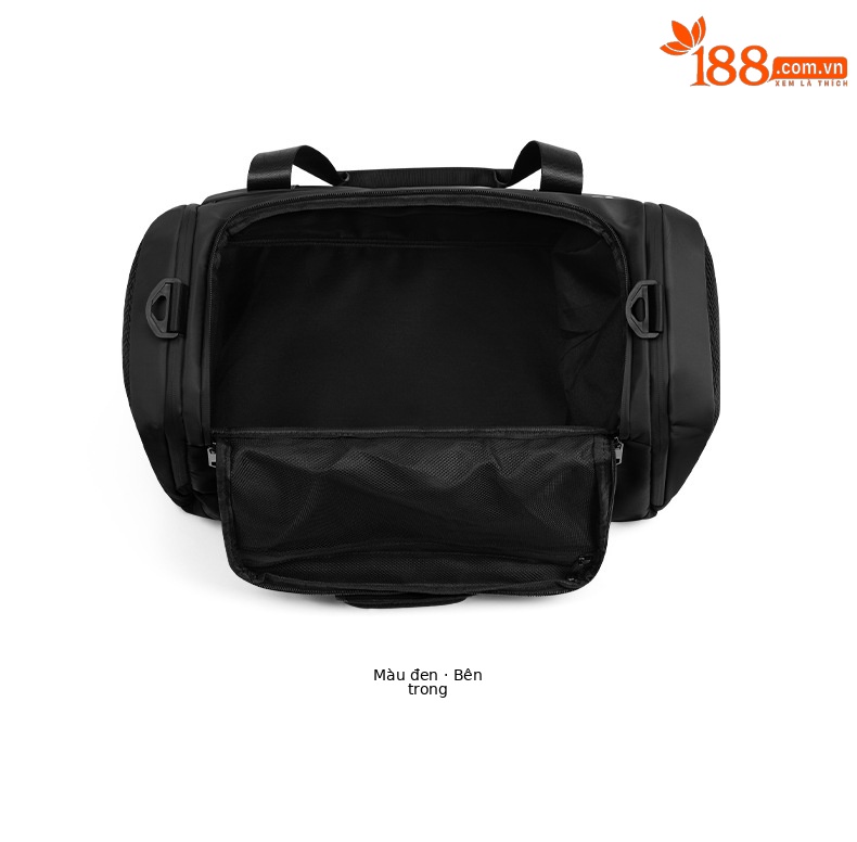 Túi tote du lịch chống nước nhẹ PGM – đựng đồ golf, quần áo, giày (50x25x25 cm) — YWB046-Đen, YWB046-màu xanh quân đội chi tiết 16