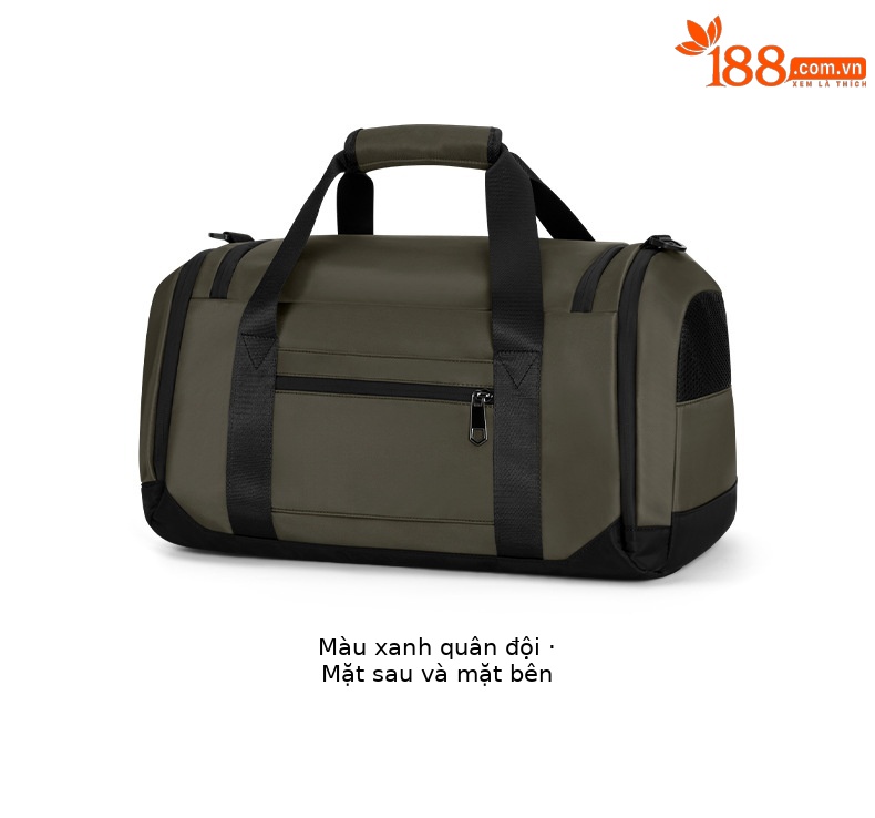 Túi tote du lịch chống nước nhẹ PGM – đựng đồ golf, quần áo, giày (50x25x25 cm) — YWB046-Đen, YWB046-màu xanh quân đội chi tiết 19