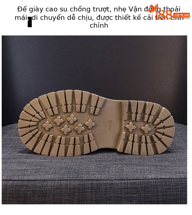 Giày boot nữ cổ ngắn đế dày phong cách Martin, lót lông ấm mùa đông — M2626-1 vàng lót nhung, M2626 màu vàng một lớp lót trong, M2626-1 kaki lót nhung, M2626 một lớp màu đen chi tiết 9