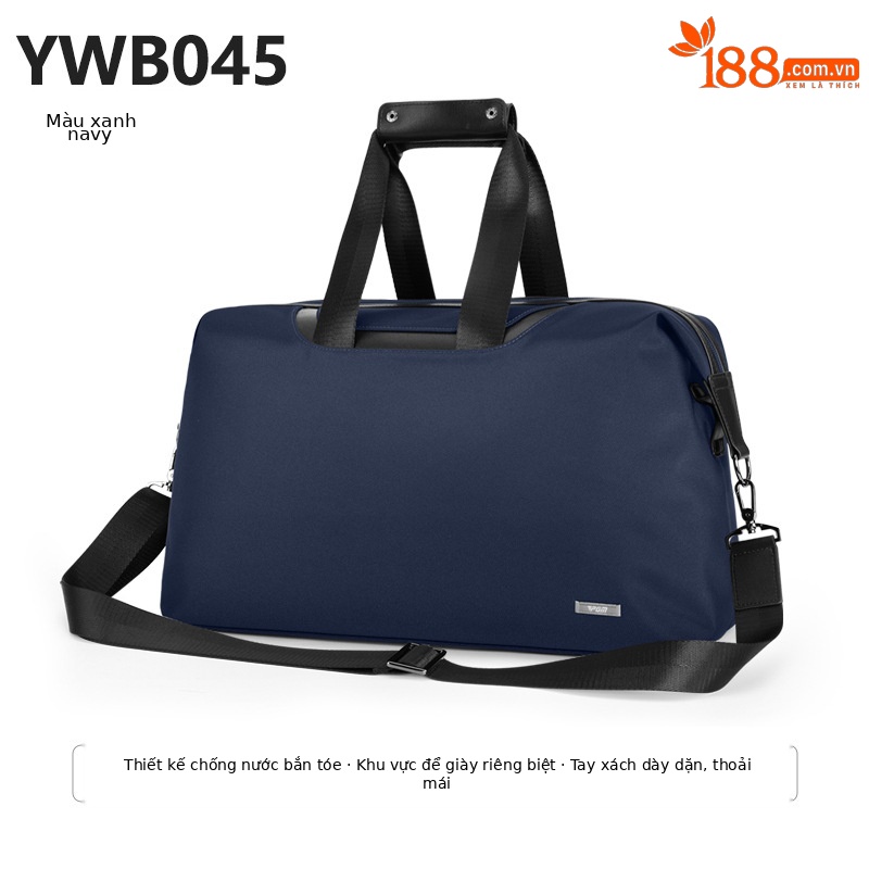 YWB045-Màu xanh nước hải quân [không thấm nước/túi đựng giày độc lập/tay cầm dày]