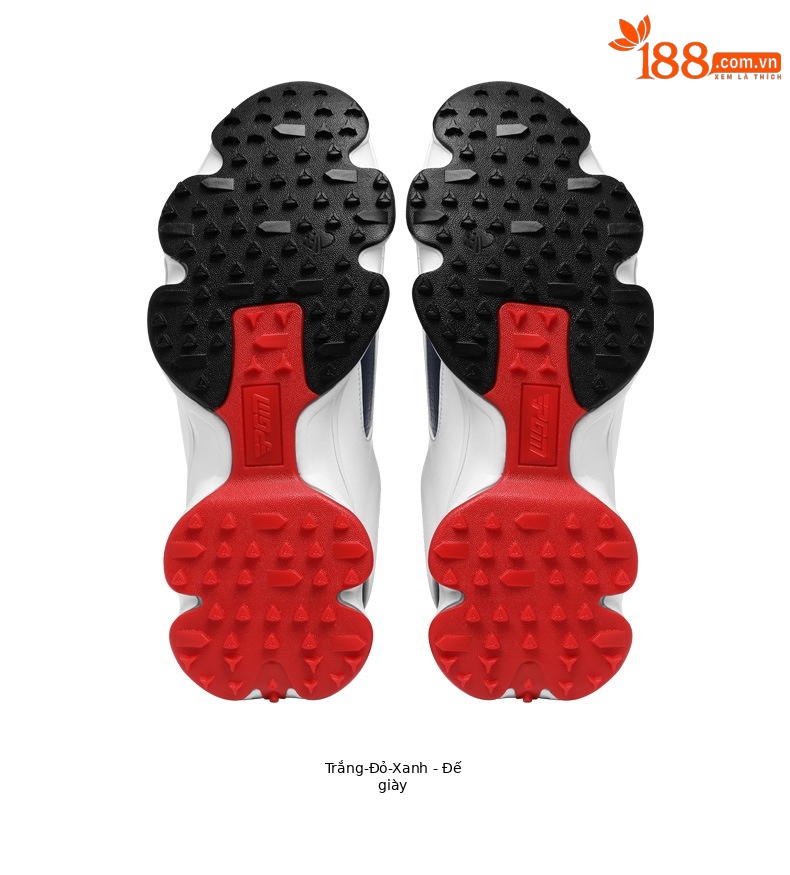 Giày golf PGM nam đế giảm xóc chống trơn trượt chống nước — XZ379-Màu xanh đỏ trắng chi tiết 19