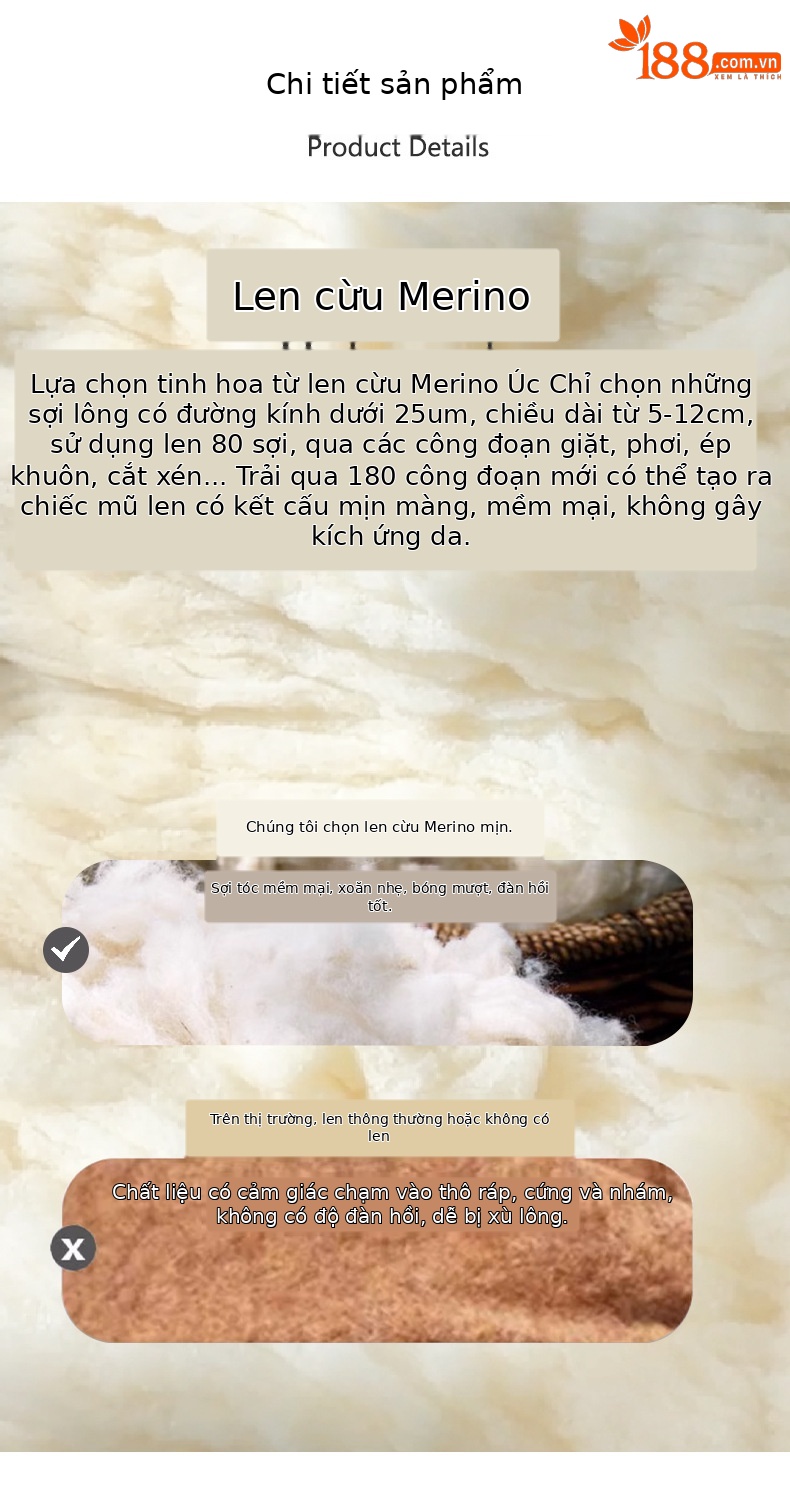 Mũ beret len nữ kiểu bướm, phong cách họa sĩ retro, ấm áp mùa thu đông — Màu đen chi tiết 2