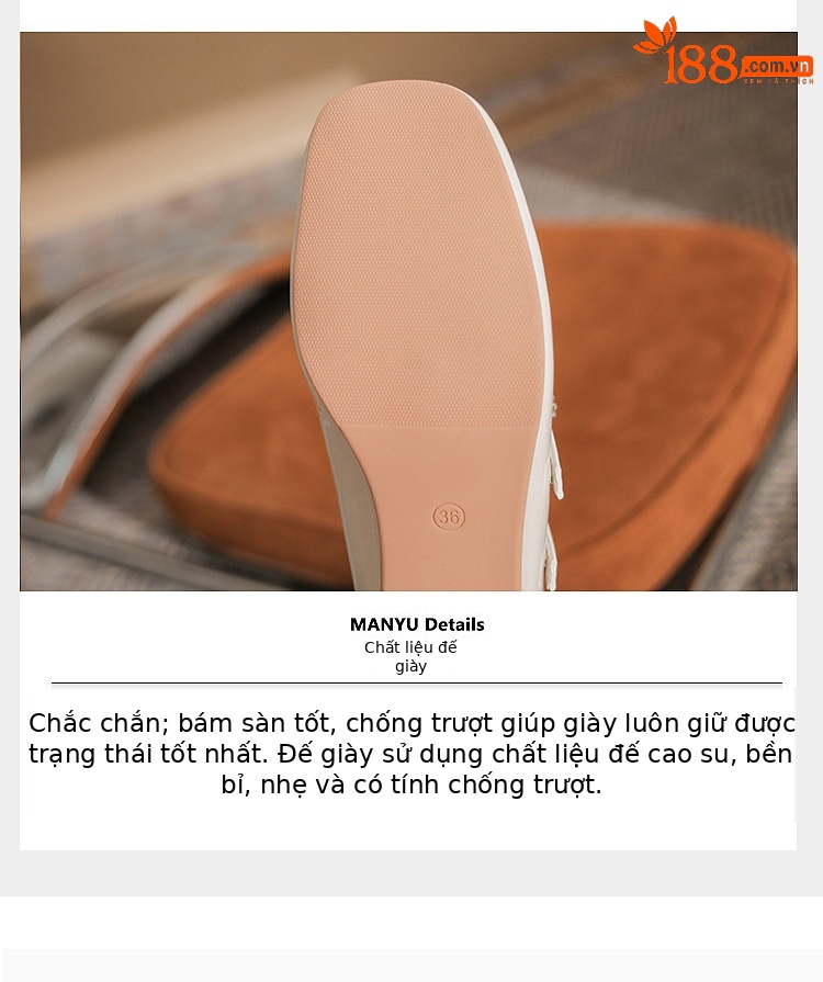 Giày Mary Jane nữ gót thô Jin Gang MY4516 da mùa xuân thu — Màu đen chi tiết 6