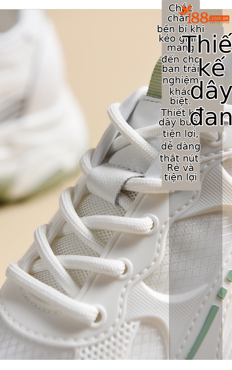 Giày sneaker nữ chunky đế dày thoáng khí mùa hè 2024, tăng chiều cao 5 cm — DH 58220 chiều cao gót trắng xanh lá cây 5,0 cm chiều cao bên trong 2,0 cm, DH 58212 Cao gót xanh 3.0cm, DH 58212 màu xám cao gót 3.0cm, DH 58220 gót trắng xám cao 5,0 cm tăng bên trong 2,0 cm chi tiết 18