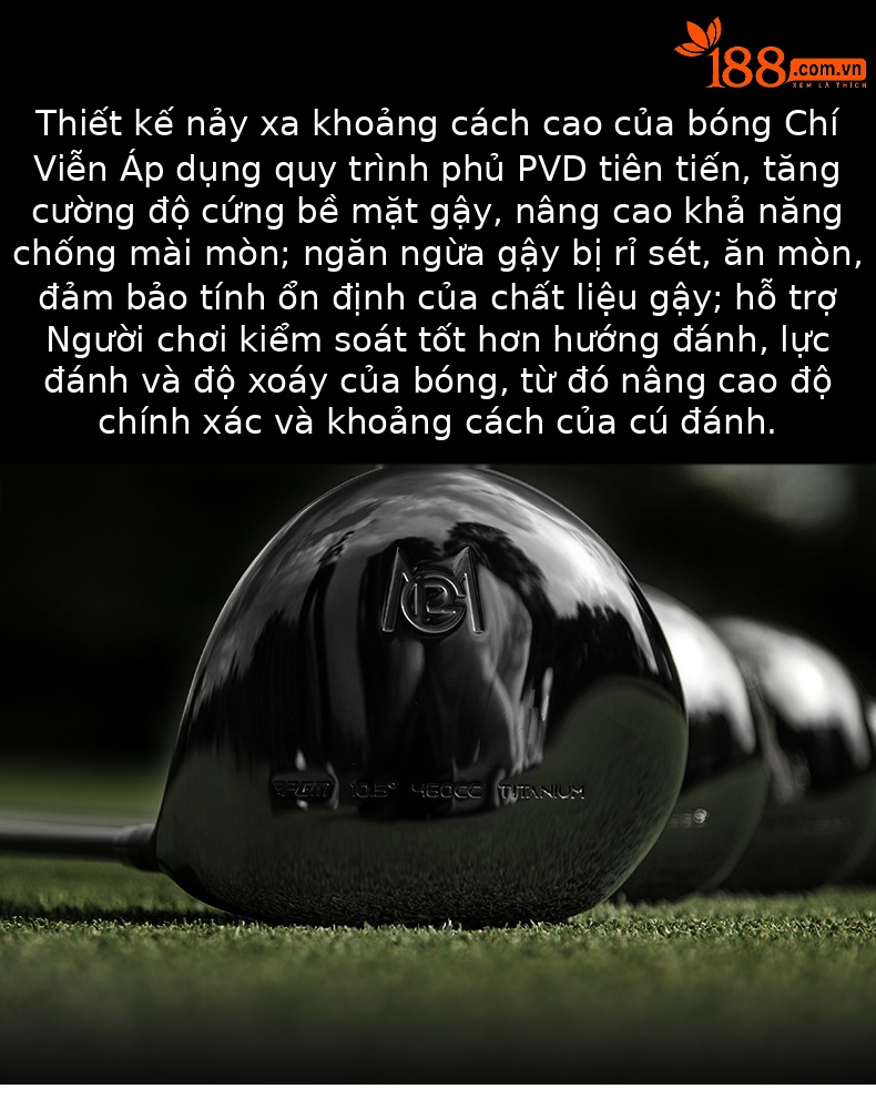 Gậy đánh golf PGM số 1 gỗ khởi động trọng tâm thấp trục carbon siêu nhẹ — MG062 [trục carbon hạng R] Gỗ số 1, MG062 [trục carbon cấp S] Gỗ số 1 chi tiết 2