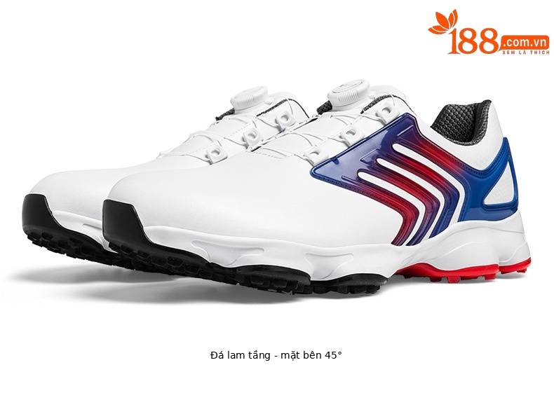 Giày golf PGM chống thấm nước, đế TPU chống trượt, dây giày xoay tiện lợi — XZ374-Sao sắt xám, XZ374-xanh lam đá tầng, XZ374-Màu xanh nước chảy chi tiết 25