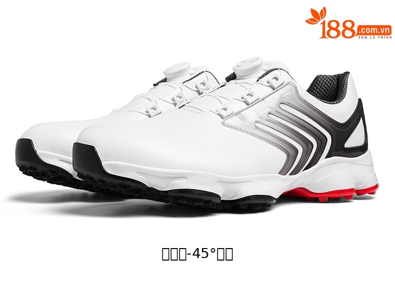 Giày golf PGM chống thấm nước, đế TPU chống trượt, dây giày xoay tiện lợi — XZ374-Sao sắt xám, XZ374-xanh lam đá tầng, XZ374-Màu xanh nước chảy chi tiết 28