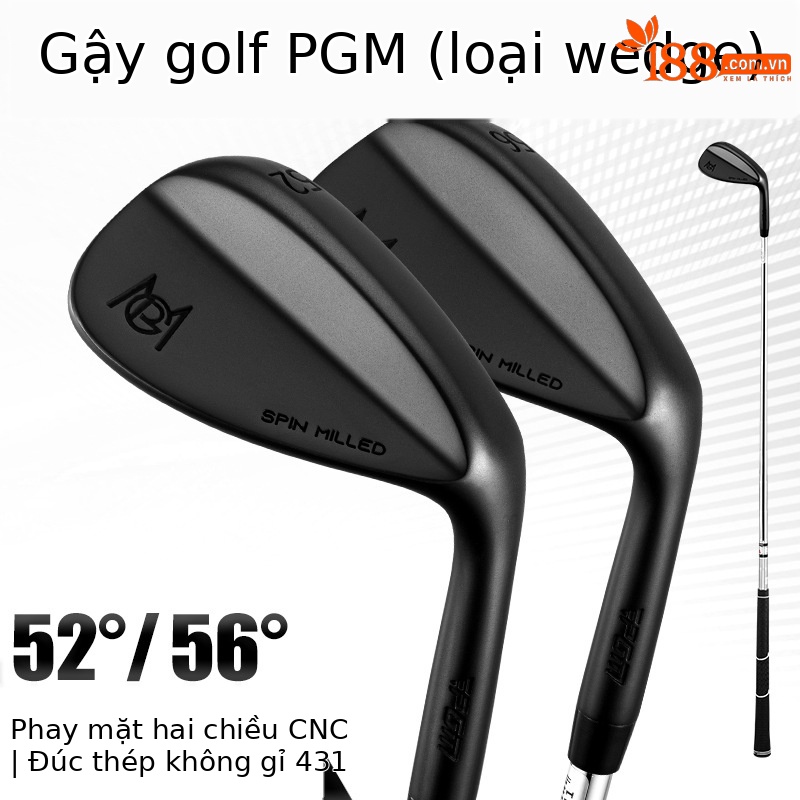 Gậy golf cát PGM SG012 52°/56° bằng thép không gỉ 431 — SG012-52 ° Thanh cát, SG012-56 ° Thanh cát