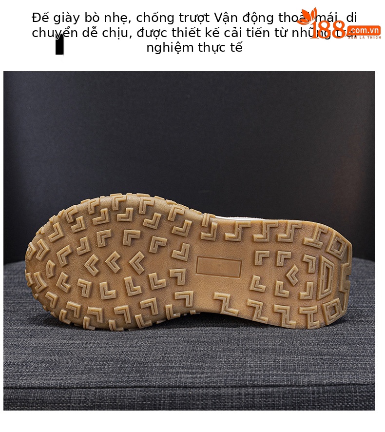 Giày sneaker nữ da heo đế dày phong cách Đức Huajiang mùa thu 2026 — M2632 màu trắng nhạt, M2632 màu vàng, M2632 màu nâu chi tiết 9