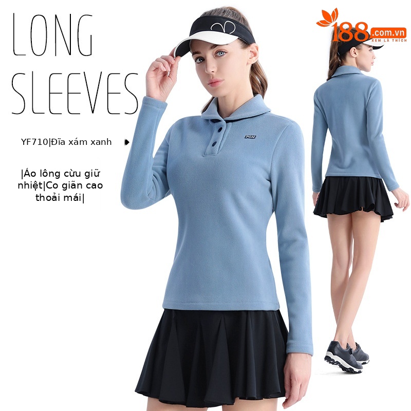 YF710-Disc Grey Blue Coat [Chống lạnh và ấm/mềm mại và thân thiện với làn da]