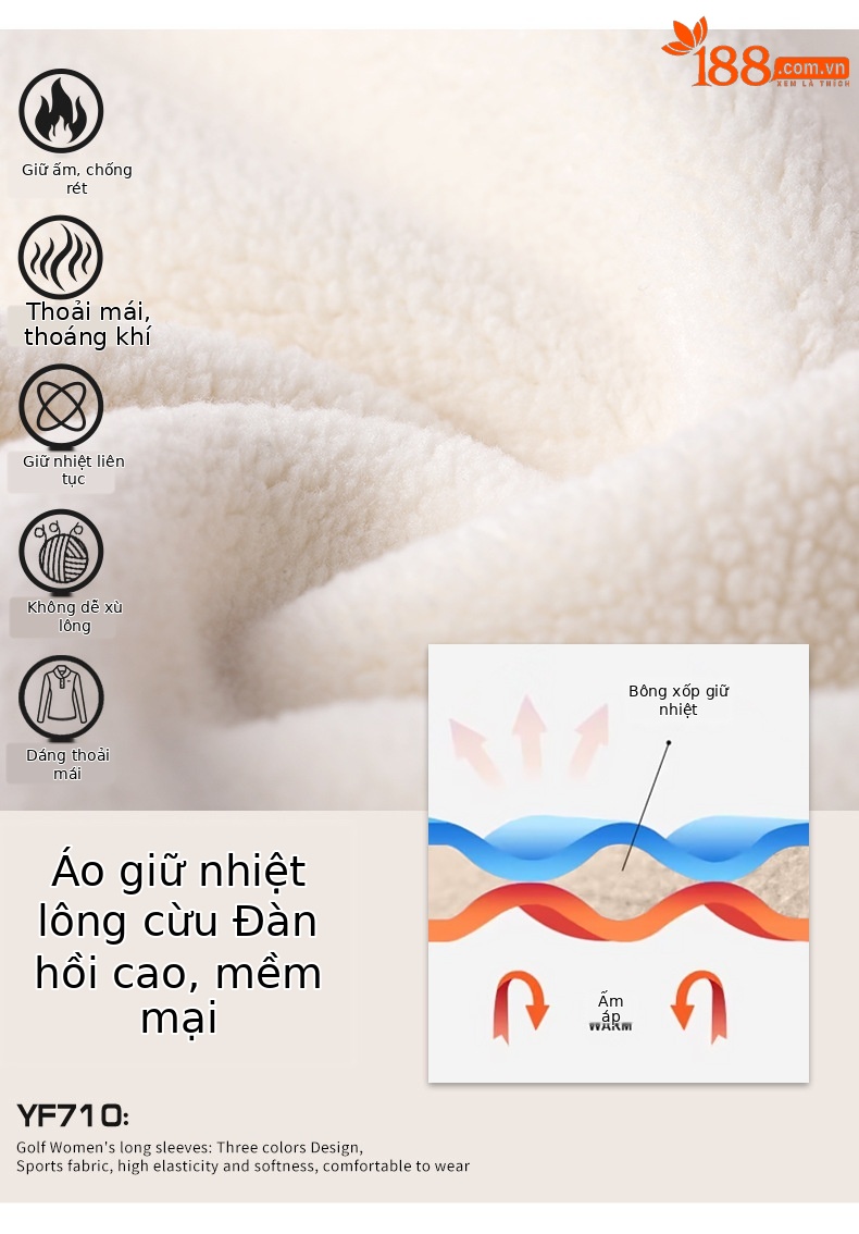 Bộ đồ golf nữ áo khoác chống lạnh và váy ngắn bồng bềnh chữ A — YF710-Áo khoác màu mơ kem [chống lạnh và ấm/mềm mại và thân thiện với làn da], QZ108-Váy phồng kaki [Gửi váy đáy/váy chữ A], YF710-Disc Grey Blue Coat [Chống lạnh và ấm/mềm mại và thân thiện với làn da], QZ108-Váy phồng màu be [Gửi váy đáy/váy chữ A] chi tiết 3