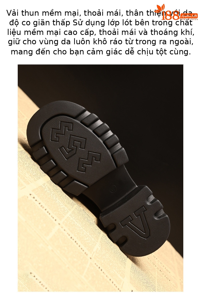 Giày lười nữ tăng chiều cao bên trong đế dày mẫu mới xuân thu — Màu đen chi tiết 6