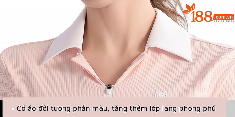 Áo polo golf nữ dài tay phối váy xếp ly thắt eo — QZ103 [Chân dài/túi thắt lưng miễn phí/thắt lưng co giãn] váy xếp ly màu đen, QZ103 [Chân dài/túi thắt lưng miễn phí/thắt lưng co giãn] váy xếp ly màu xanh nhạt, YF695 [kết cấu dọc/mềm mại đàn hồi cao/ve áo đôi tương phản] POLO trắng, QZ103 [Chân dài/túi thắt lưng miễn phí/thắt lưng co giãn] váy xếp ly màu trắng chi tiết 5