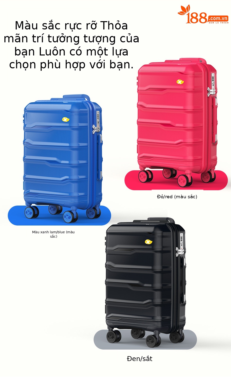 Vali đựng rượu vang đỏ vân ngang 6 chai 20 inch xách tay công sở — Màu đen chi tiết 2