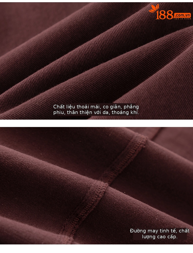 Váy denim đỏ nữ dài trung bình, cạp cao, xẻ tà, dáng thẳng — Màu đỏ Angora chi tiết 17
