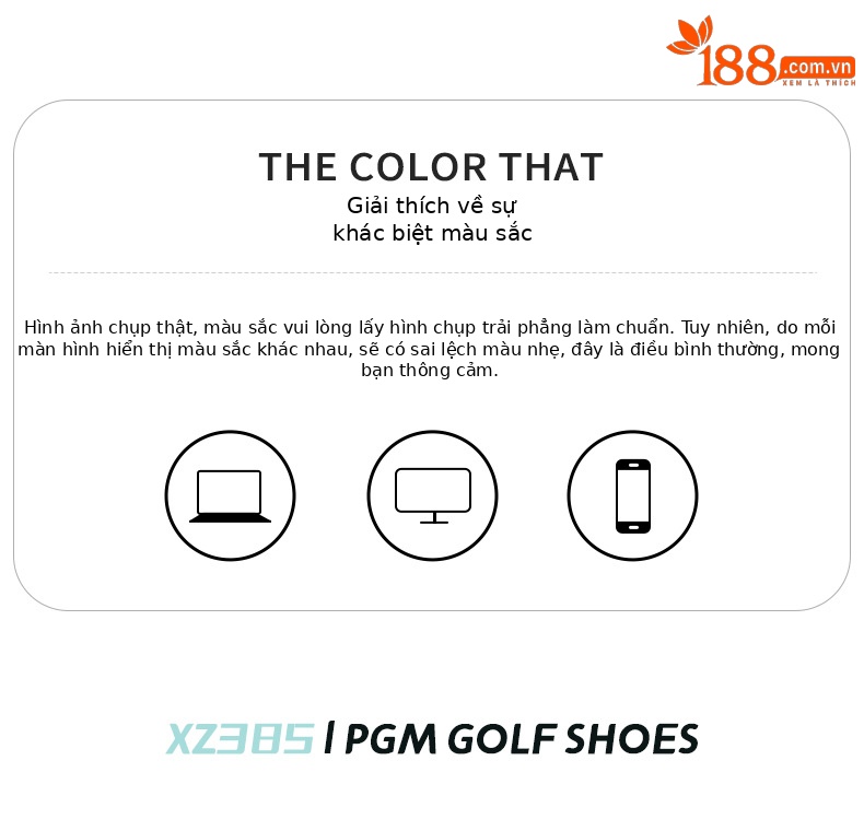 Giày golf nữ PGM chống thấm nước, đế đinh cố định, đệm nhẹ — XZ385-Phấn hoa anh đào, XZ385-Màu trắng ngọc lục bảo, XZ385-Màu trắng hoa anh đào chi tiết 13