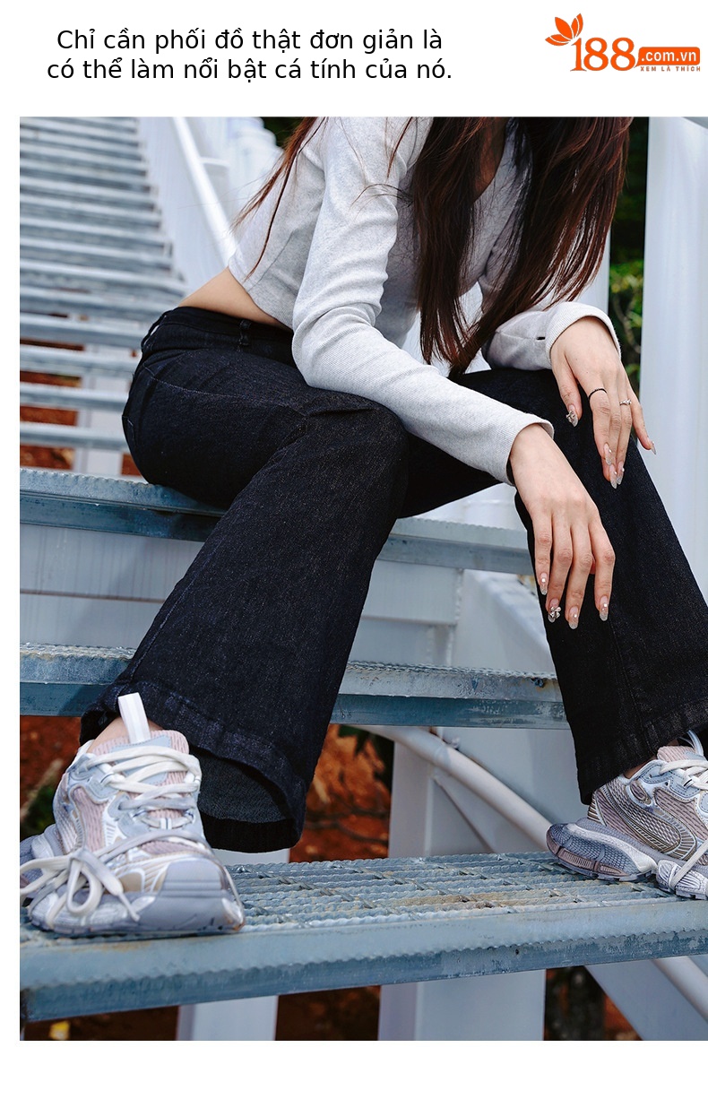 Giày sneaker chunky đế dày nữ phong cách Paris 3XL, thoáng khí, êm chân — Thế hệ thứ mười của cha giày vàng sâm panh chi tiết 12