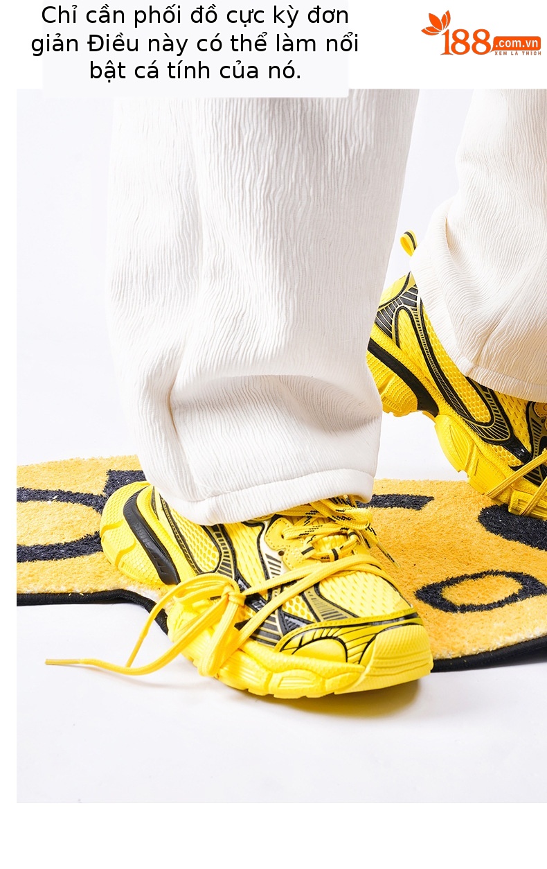 Giày sneaker chunky đế dày nữ phong cách Paris 3XL, thoáng khí, êm chân — Thế hệ thứ mười của cha giày vàng sâm panh chi tiết 16