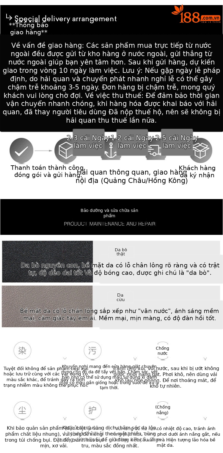 Túi xách nữ da thật đeo chéo một bên vai phong cách cao cấp thu đông — màu trắng, nâu chi tiết 15