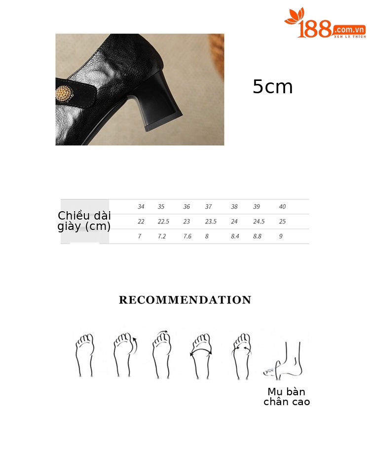 Giày cao gót nữ mũi nhọn da cừu mờ phong cách cổ điển — Màu nâu chi tiết 5