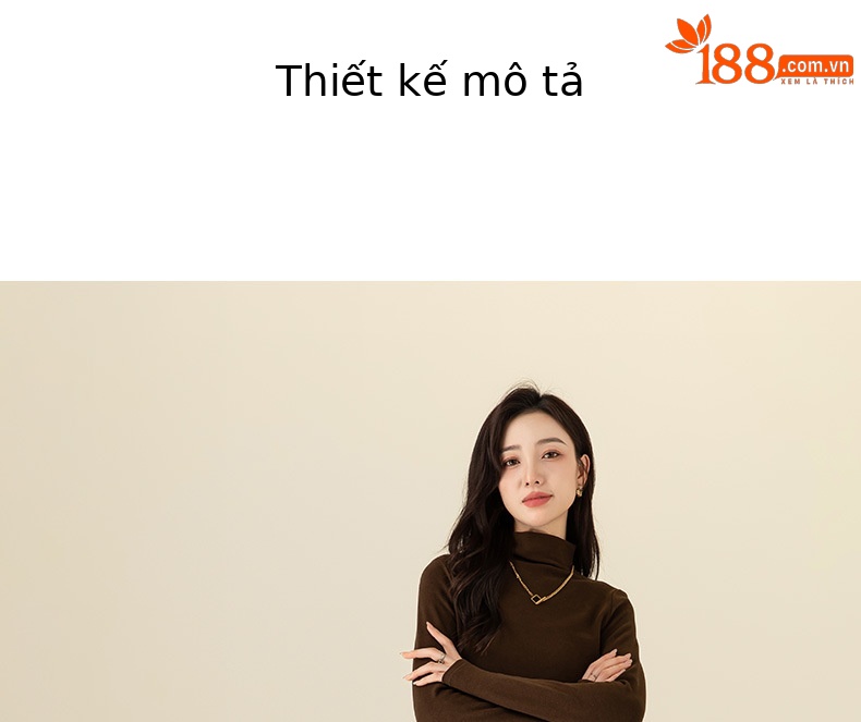Quần ống rộng len nữ cạp cao dáng suông kẻ ca rô thu đông — Caro màu cà phê chi tiết 6