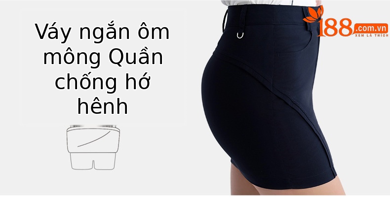 Bộ đồ golf nữ PGM áo thun dài tay ôm eo kèm váy ngắn bó sát — QZ110 váy hông màu xanh ô liu, QZ110 váy hông màu xanh hải quân chi tiết 12
