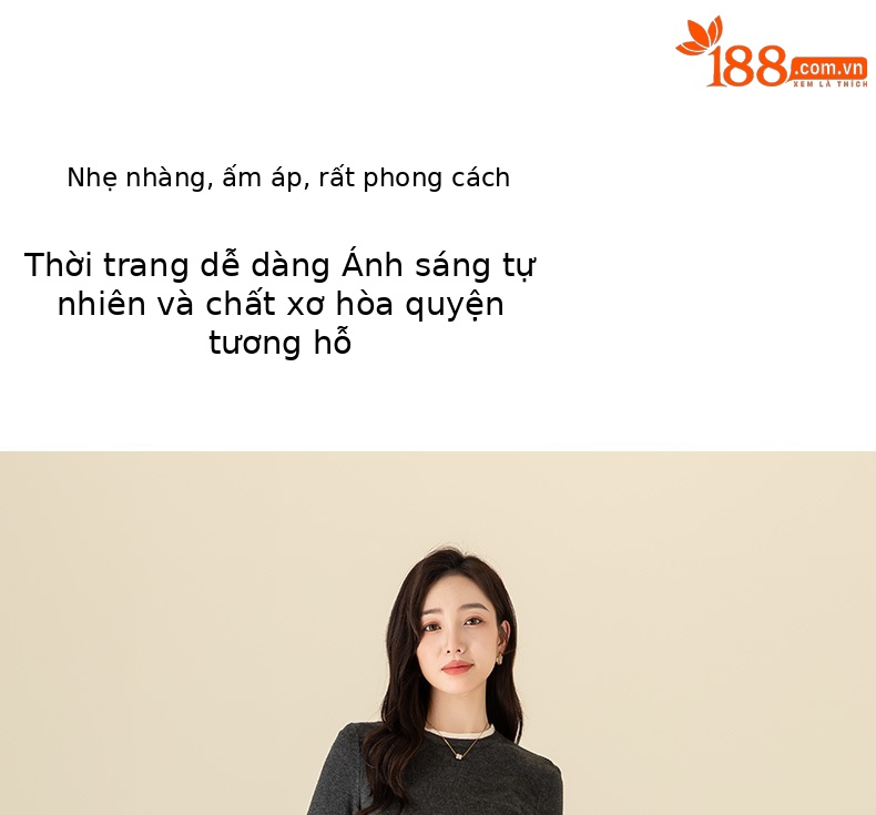 Váy thẳng Chenille dày dặn mùa thu đông, dáng suông che chân, dài đến mắt cá chân — Màu đen chi tiết 4