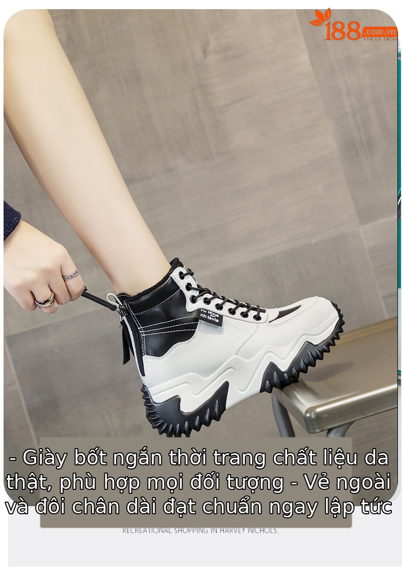 Giày sneaker nữ chunky đế dày phong cách Hàn Quốc, lót lông giữ ấm, tăng chiều cao, mùa thu đông 2026 — M168 đen cộng với nhung, Lớp lót đơn màu xám M168-1, Lớp lót đơn màu đen M168-1, M168 màu xám cộng với nhung chi tiết 4