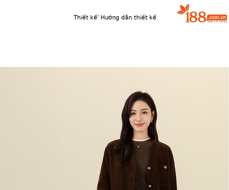 Áo khoác cardigan nữ phong cách Hàn Quốc chất nhung tăm cổ điển, dáng suông dễ phối — Màu cà phê chi tiết 9