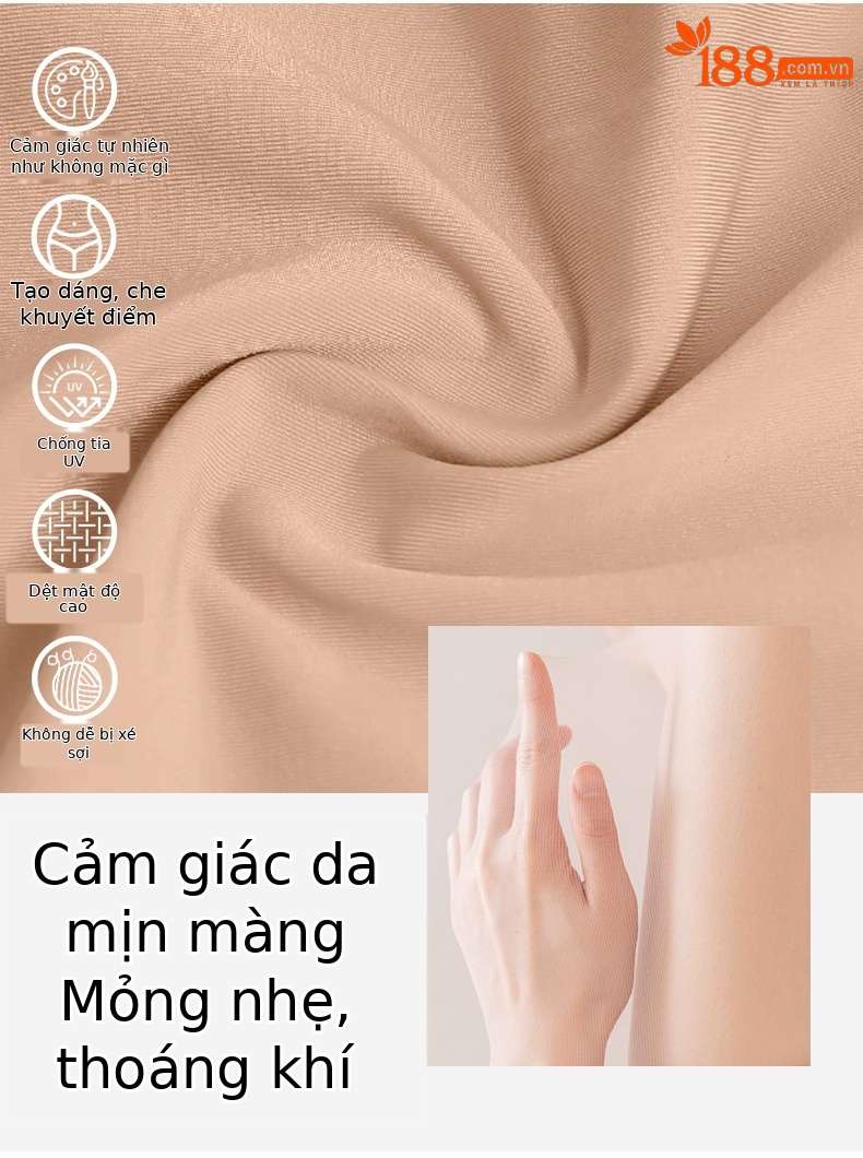 Tất chống nắng golf nữ liền quần dạng xà cạp — KUZ177 bước liền mạch trên màu da tự nhiên chi tiết 3