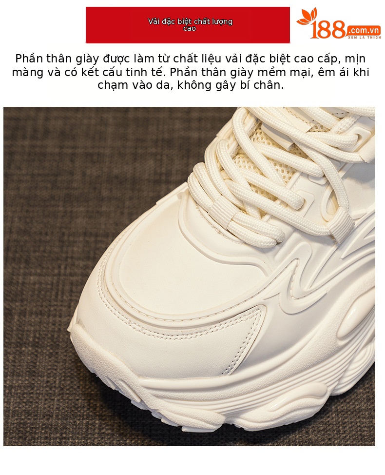 Giày sneaker nữ đế khí đệm dày tăng chiều cao phong cách thể thao — M2531-1 đen cộng với nhung, M2531 li đơn màu nâu, M2531-1 màu nâu cộng với nhung, M2531 lớp lót đơn màu đen chi tiết 7
