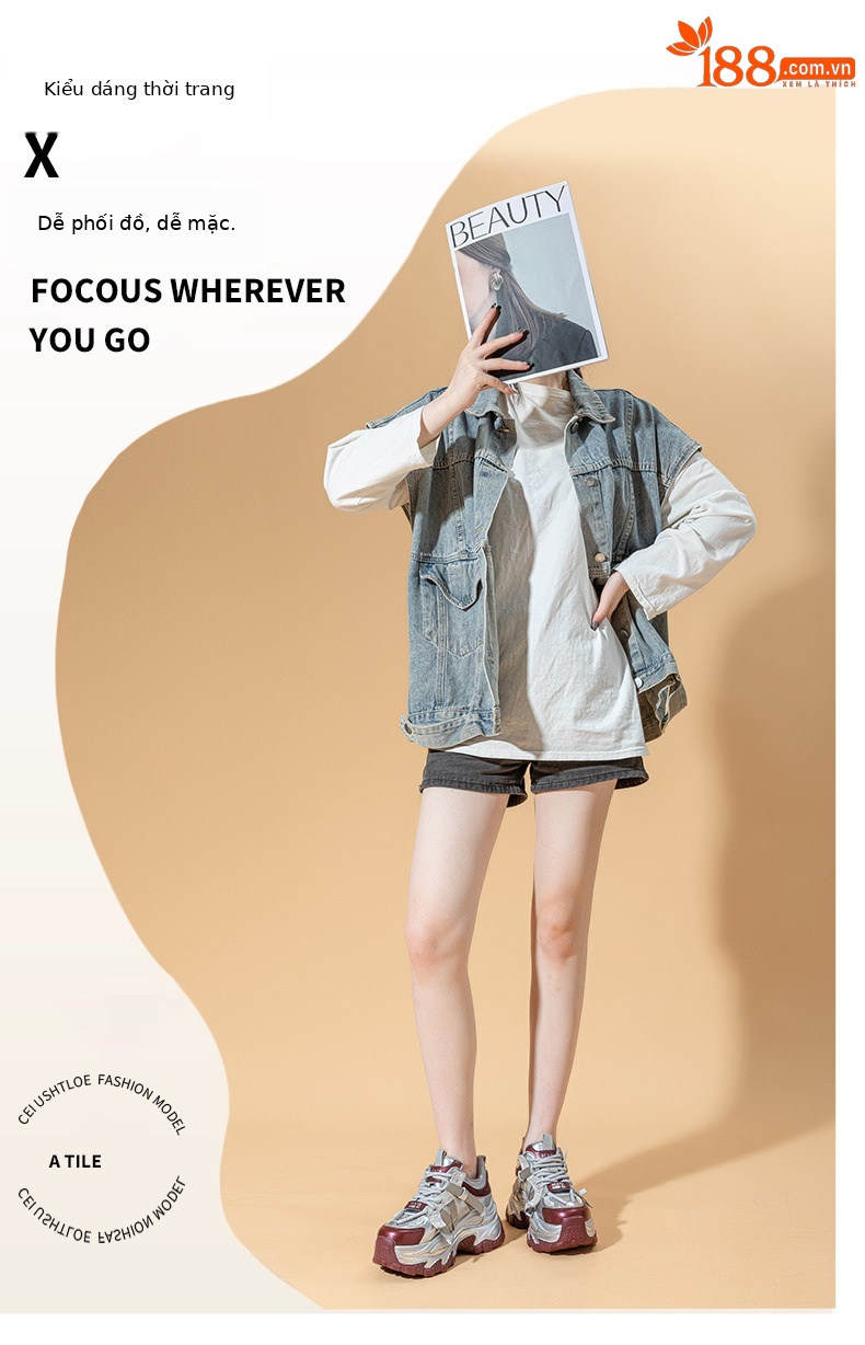 Giày sneaker nữ chunky đế dày phối màu đính đá mùa thu đông 2025 — M2661-1 đỏ lót nhung, M2661-1 màu đen lót nhung, M2661-1 bạc lót nhung, M2661 một lớp màu đen chi tiết 4