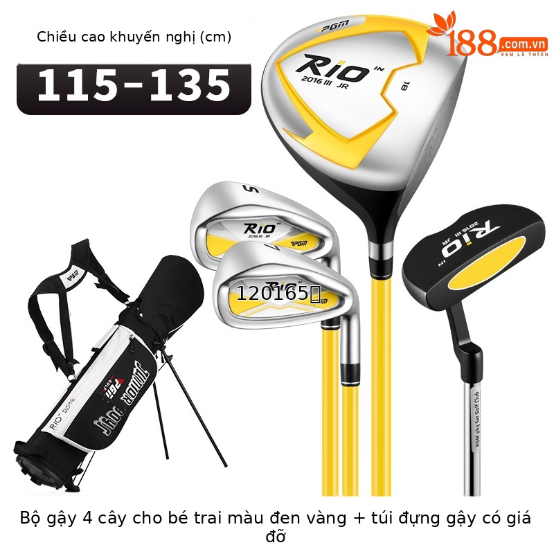 JRTG017-(115-135cm) túi 4 giá đỡ màu đen và vàng