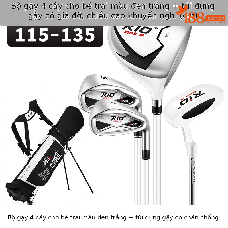 JRTG017-(115-135cm) gói 4 giá đỡ màu đen và trắng