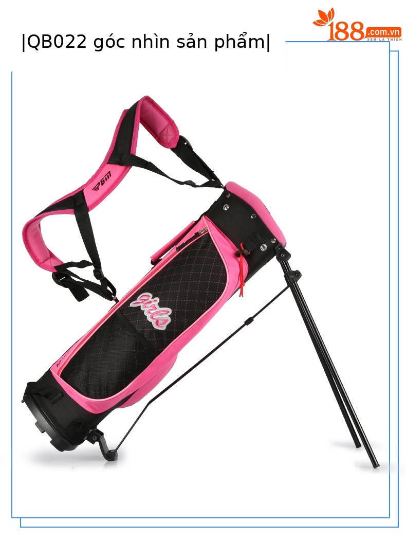 Bộ gậy golf trẻ em PGM RIO III 4 gậy kèm túi đựng cho bé trai bé gái — JRTG017-(95-115cm) túi 4 giá đỡ màu đen và vàng, JRTG017-(115-135cm) túi 4 giá đỡ màu đen và vàng, JRTG017-(135-155cm) túi 4 giá đỡ màu đen và vàng, JRTG017-(95-115cm) gói 4 giá đỡ chi tiết 22