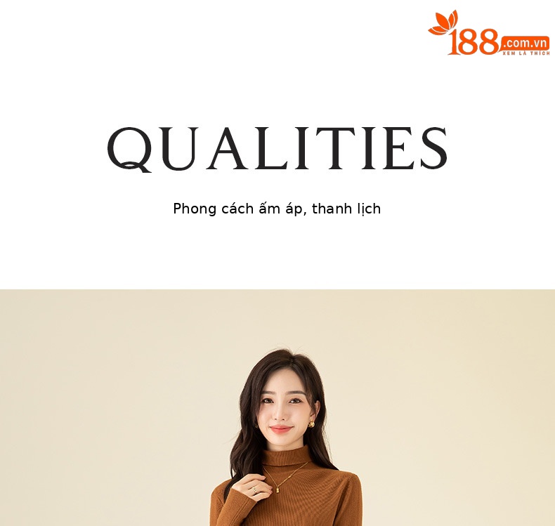 Quần jean ống loe nữ cạp cao lót lông ấm — Màu xanh denim chi tiết 4