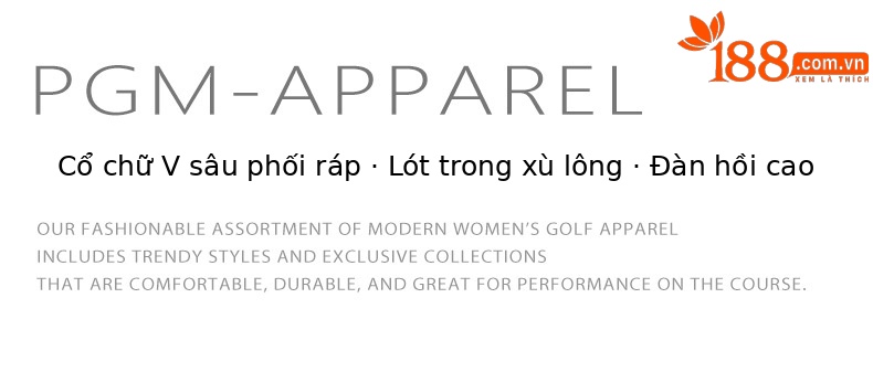 Áo phông golf nữ dài tay giả cổ đứng cổ chữ V PGM — YF738 [Áo lót lông chải/ôm dáng thon gọn] Áo kaki, YF738 [Áo lót lông chải/ôm dáng gầy] màu đen, YF738 [Áo lót lông/ôm dáng gầy] màu xanh nhạt chi tiết 3
