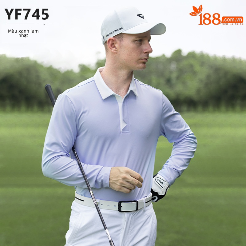 YF745-Áo màu xanh nhạt [mềm mại và thoải mái/thiết kế phối màu]