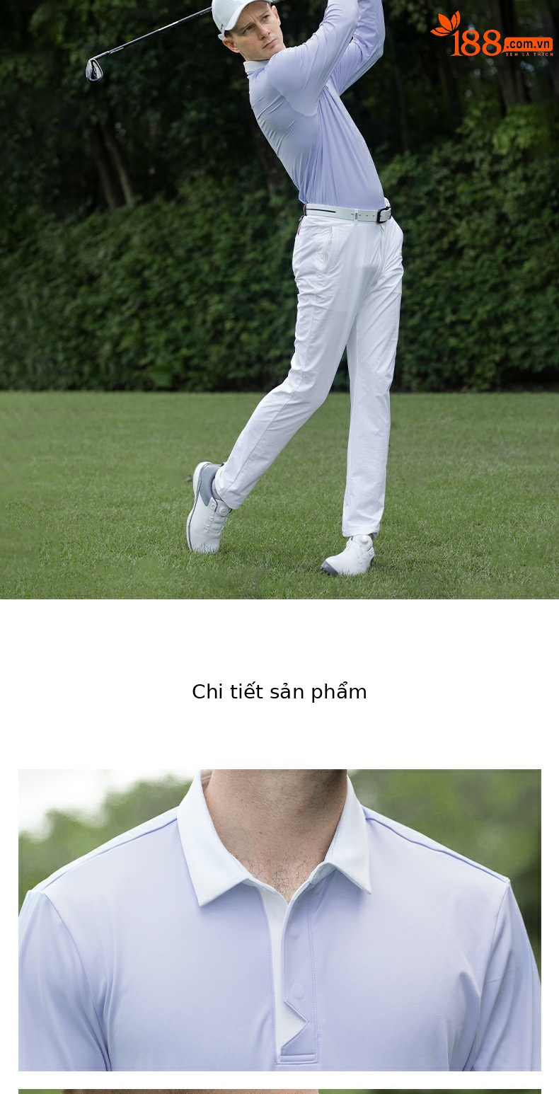 Áo thun golf nam dài tay cổ bẻ PGM thoáng khí mềm mại — YF745-Áo đen [mềm mại và thoải mái/thiết kế phối màu], YF745-Áo trắng [mềm mại và thoải mái/thiết kế phối màu], YF745-Áo màu xanh nhạt [mềm mại và thoải mái/thiết kế phối màu] chi tiết 15