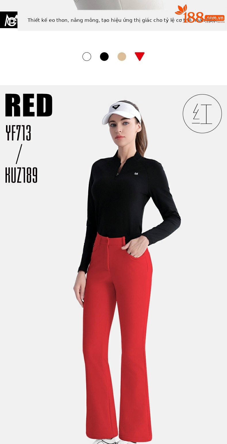 Quần thể thao golf nữ giữ nhiệt lót nhung co giãn thon gọn PGM — KUZ189 [cộng với nhung giữ ấm/thắt lưng co giãn/dài chân] quần kaki, KUZ189 [cộng với nhung giữ ấm/thắt lưng co giãn/dài chân] quần dài màu đỏ, KUZ189 [cộng với nhung giữ ấm/thắt lưng co giãn/dài chân] quần dài màu trắng, KUZ189 [cộng với nhung giữ ấm/thắt lưng co giãn/dài chân] quần dài màu đen chi tiết 10