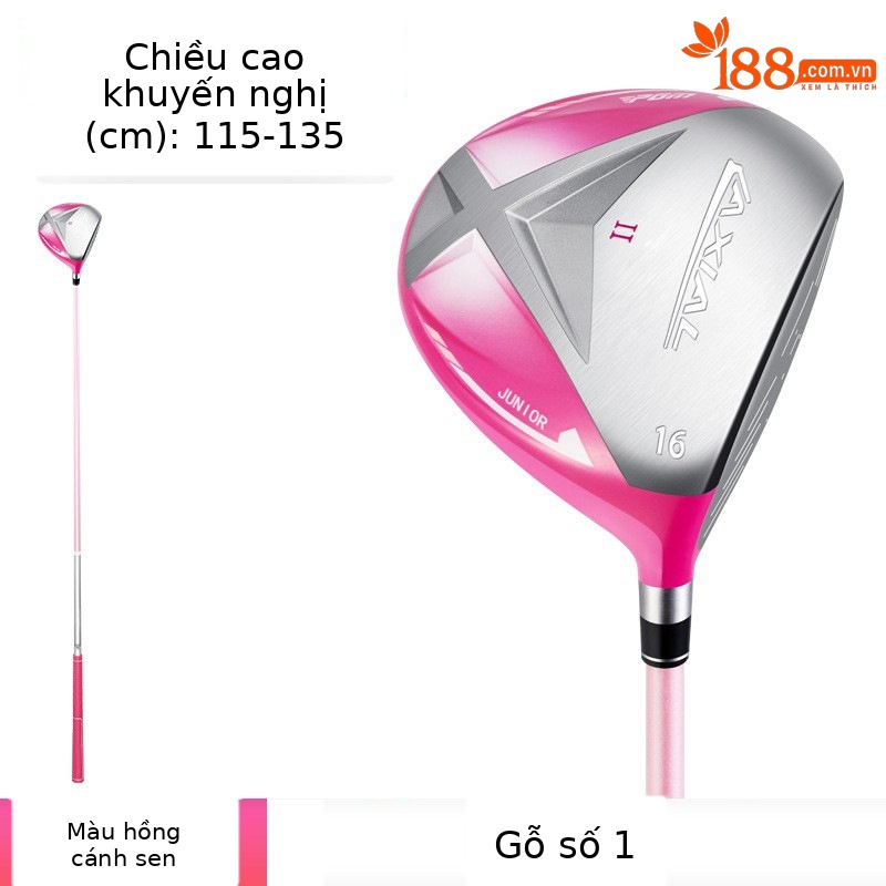 Gỗ số 1 màu đỏ hồng [cao 115-135cm]