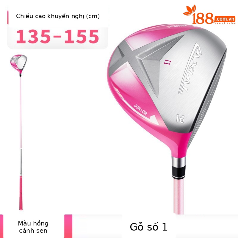Gỗ số 1 màu đỏ hồng [cao 135-155cm]