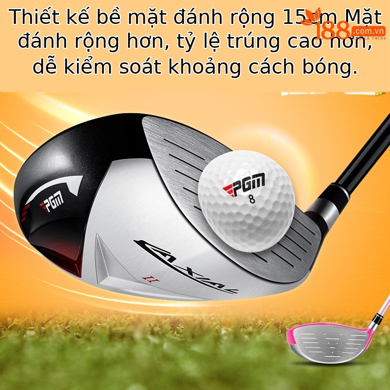 Gậy golf số 1 bằng gỗ cho trẻ em PGM AXIAL 360CC — Gỗ số 1 màu đỏ đen [cao 95-115cm], Gỗ số 1 màu đỏ đen [cao 115-135cm], Gỗ số 1 màu đỏ đen [cao 135-155cm], Thanh sắt đỏ đen [cao 95-115cm]
