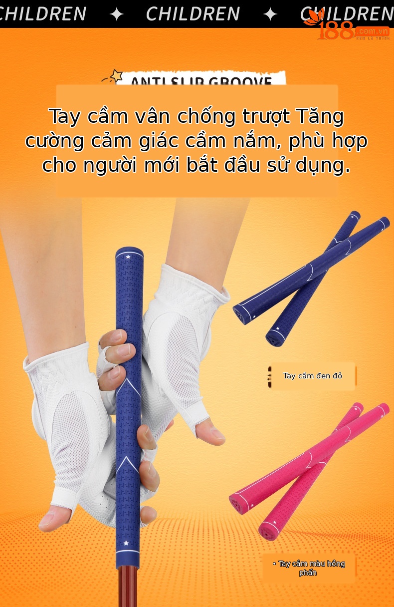 Gậy golf số 1 bằng gỗ cho trẻ em PGM AXIAL 360CC — Gỗ số 1 màu đỏ đen [cao 95-115cm], Gỗ số 1 màu đỏ đen [cao 115-135cm], Gỗ số 1 màu đỏ đen [cao 135-155cm], Thanh sắt đỏ đen [cao 95-115cm] chi tiết 5